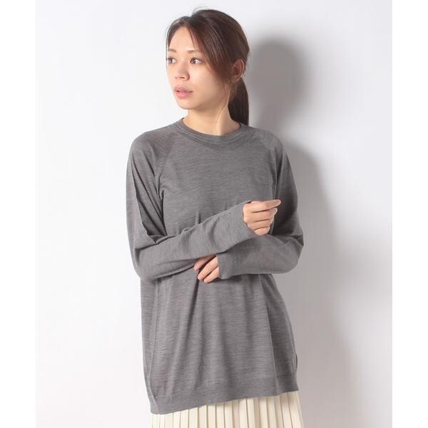 本日限定価格【Gemma】レリアン クルーネック長袖ニット ピンク(13+) Gemma】ジェンマ 長袖ニット ピンク(13+) クルーネックニット