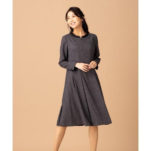 フロントジップワンピース【Leilian WHITE LABEL】 | レリアン(Leilian