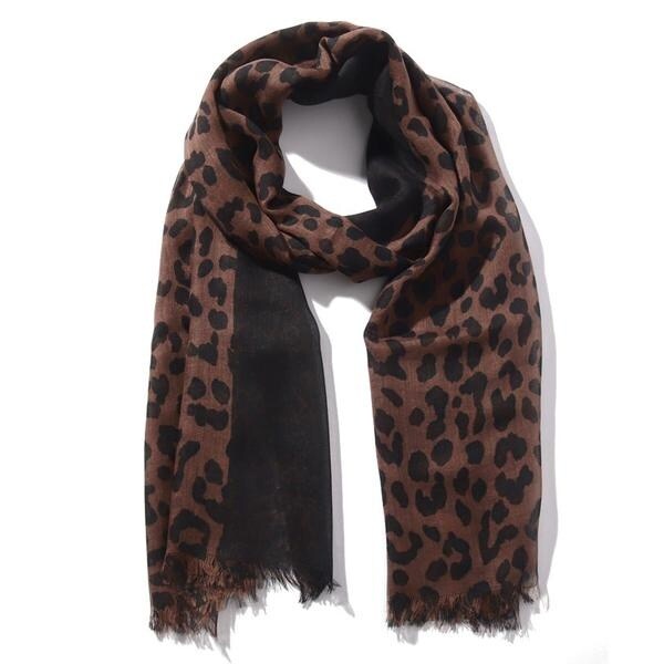 Leilian / レリアン マルチ―ボーダーストール Leilian(レリアン) ストール(ショール)美品 - イエロー×ピンク×マルチ