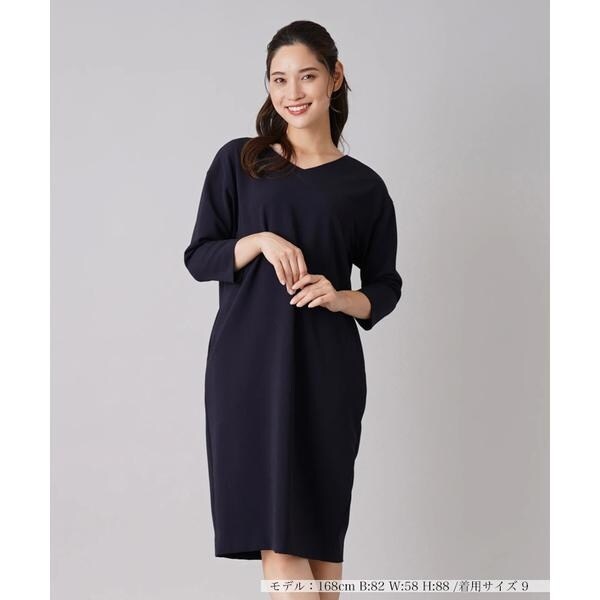 洗えるきれいめワンピース【Leilian WHITE LABEL】 | レリアン(Leilian
