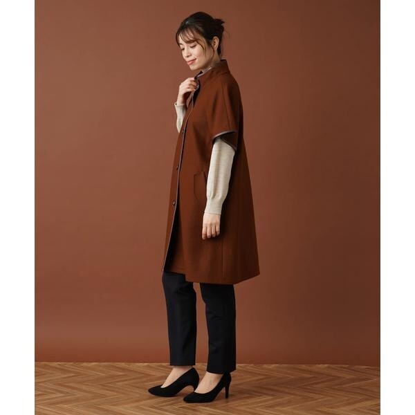 レリアン Leilian 【セットアップ対応商品】ロングベスト【NEW FORMAL】 （ブラウン系） レリアン Leilian 【セットアップ対応商品】ロングベスト【NEW