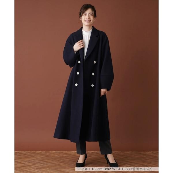 【美品】Leilian レリアン ロング丈 ベルトライナー付 コート 秋冬 ダブルロングコート【Leilian:EZUMI】 | レリアン(Leilian