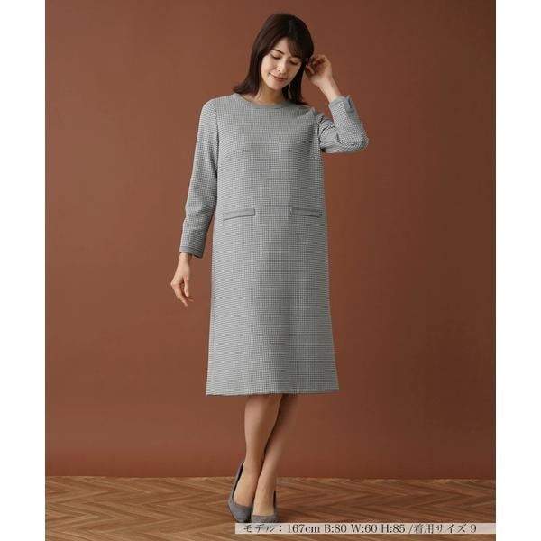 ドットサックワンピース【Leilian WHITE LABEL】 | レリアン(Leilian