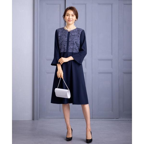 ワンピース【セレモニー】【Leilian WHITE LABEL】 | レリアン(Leilian