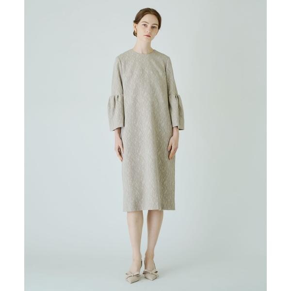 Leilian / レリアン ストレッチミディ丈ワンピ−ス ミモレ丈ワンピースプラス企画|レリアン プラスハウス | レリアン