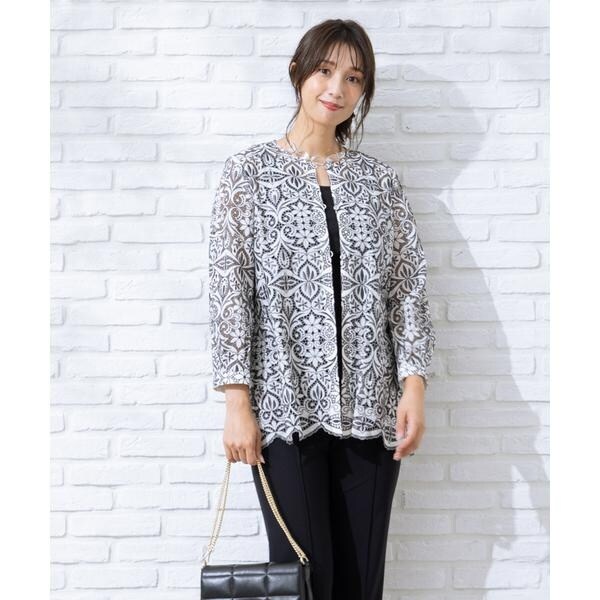 カットワークレースブラウス | レリアン(Leilian) | マルイウェブチャネル