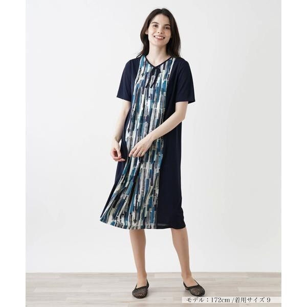 洗えるミディ丈ワンピース【Leilian WHITE LABEL】 | レリアン(Leilian