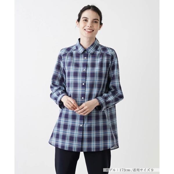 近年のお品・未使用★レリアン ホワイト レーベル チュニック ワンピース 9 Leilian WHITE LABEL 鞄柄 ワンピース チュニック 9 Leilian 美品 定価