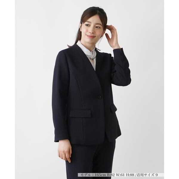 【極美品】Leilian　レリアン 　ツイード　セットアップ　　大きいサイズ　L Leilian レリアン大きいサイズツイードフォーマルスーツノーカラー