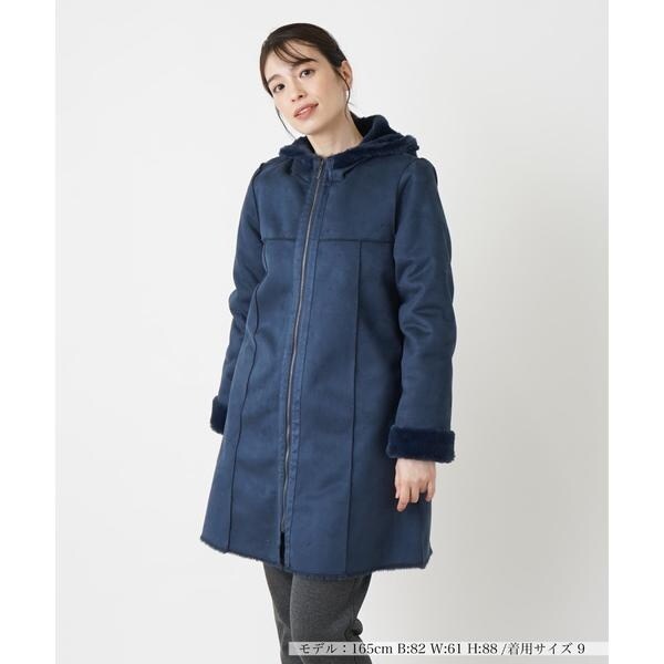 レリアン フェイクノーカラームートンコート13+（leilian