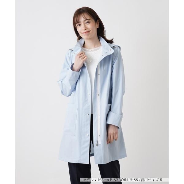 Leilian（レリアン） の上品なフーデッドコート　サイズ13+ 美品です。 送料無料】フーデッドコート【Leilian WHITE