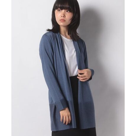 シルク100%ロングカーディガン | レリアン プラスハウス(Leilian PLUS  