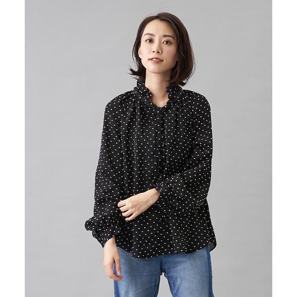 新品マッキントッシュフィロソフィー水玉ドットカットソーニット