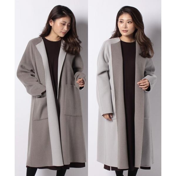 leilian✨my perfect wardrobe リバーシブルコート　13 my perfect wardrobe】リバーシブルコート | レリアン プラス