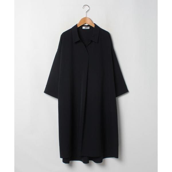 美品 Leilian レリアン スキッパー ネック ワンピース 13+ 大きい Leilianレリアン スキッパーネックワンピース 13＋ プリントV