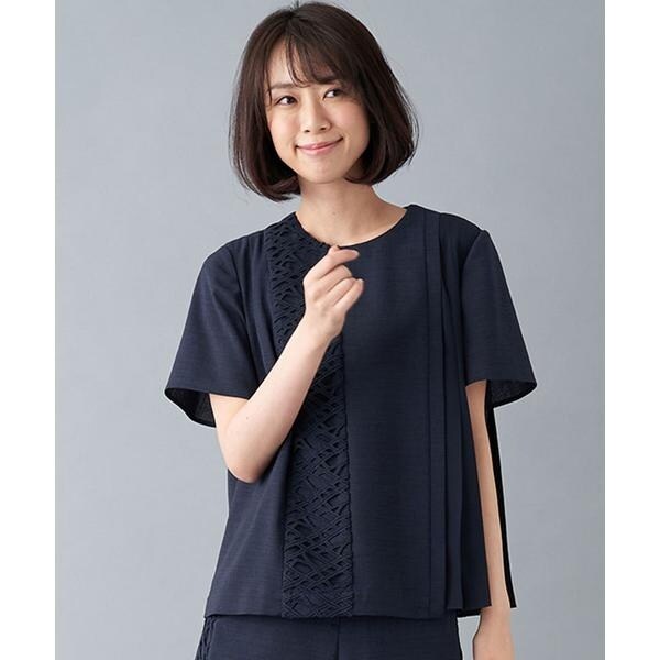 極美品☆レリアン☆セットアップ パワーネット 洗えるブラウス 