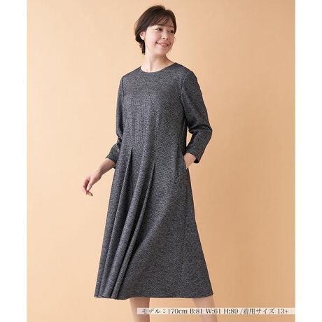 ミディ丈フレアワンピース Leilian White Label レリアン プラスハウス Leilian Plus House ファッション通販 マルイウェブチャネル