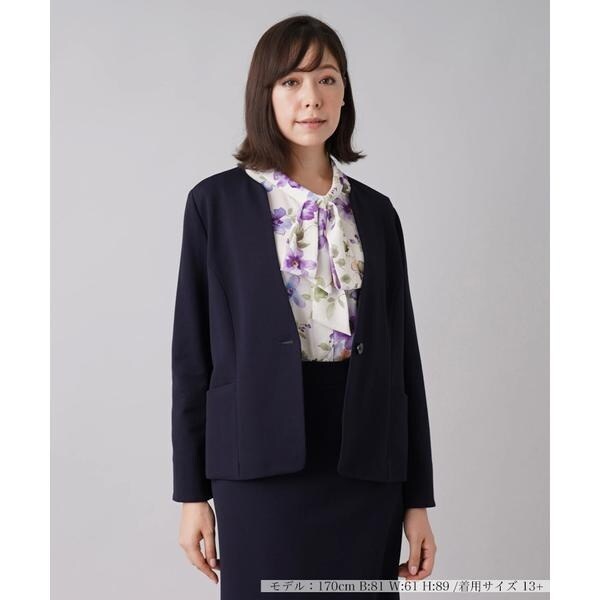 ノーカラージャケット【セレモニー】 | レリアン プラスハウス(Leilian