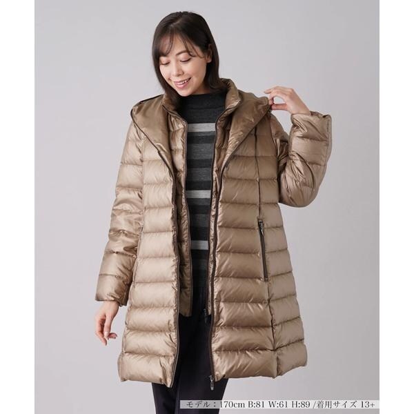 フーデッドダウンジャケット【Leilian WHITE LABEL】 | レリアン