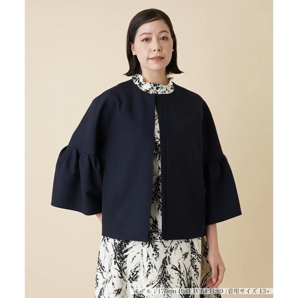 ノーカラージャケット【ROCHAS Premiere】 | レリアン プラス