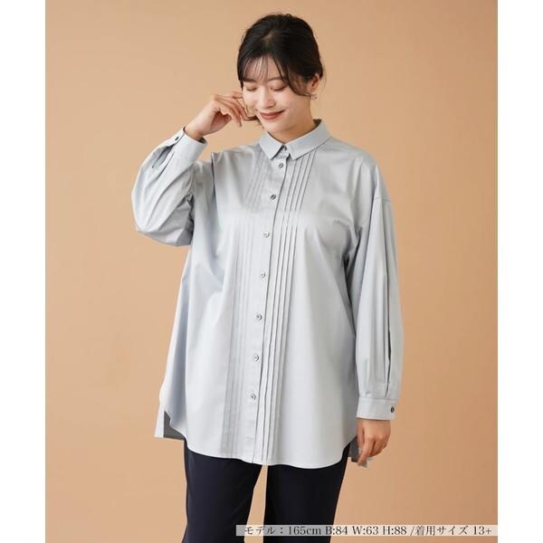 ピンタックブラウス【プラス企画】 | レリアン プラスハウス(Leilian