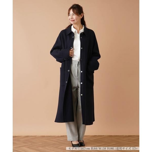 店舗人気】ドルマンスリーブロングコート | レリアン プラスハウス