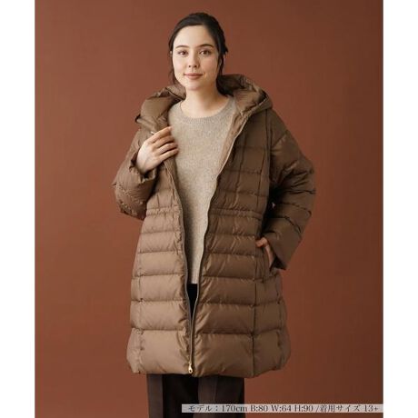 店舗人気】2wayスリーブフーデッドダウンコート【プラス企画 