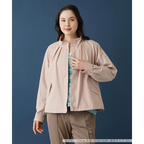 スタンドカラーコート【Leilian WHITE LABEL】 -｜Leilian
