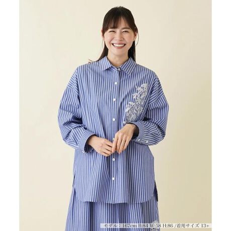 店舗人気】洗えるシャツブラウス | レリアン プラスハウス(Leilian 