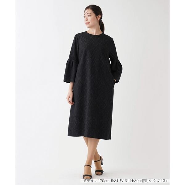 美品 LLサイズ♡ レリアン プラスハウス デニム風 ロングワンピース 13