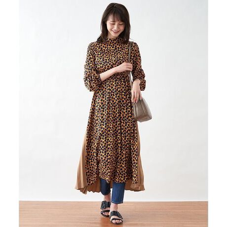 プリントロングワンピース アンレクレ En Recre ファッション通販 マルイウェブチャネル