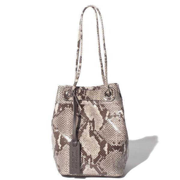 MARCO MASI マルコマージ 色っぽかっ 巾着バッグ パイソン 新品 MARCO MASI マルコマージ 色っぽかっ 巾着バッグ パイソン 新品