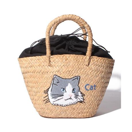CACHELLIE】キャットモチーフかごバッグ | アンレクレ(en recre  