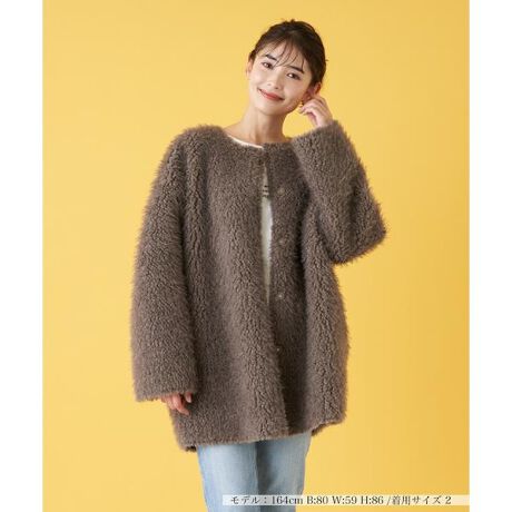 リバーシブルムートン風コート | アンレクレ(en recre) | マルイウェブ 