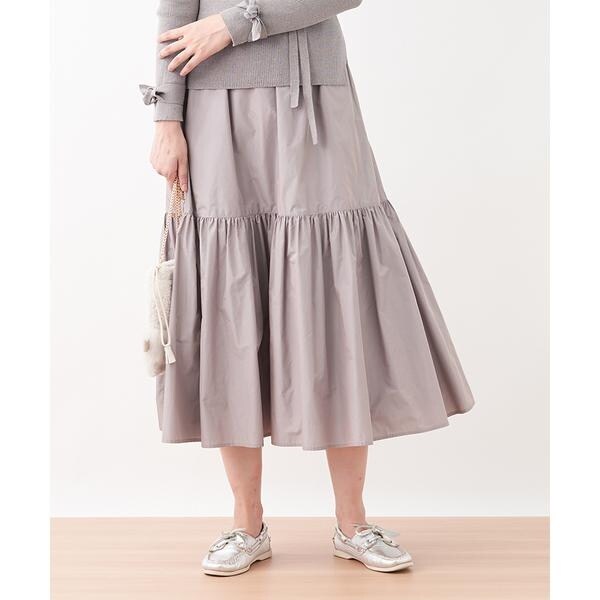 Rick Owens ロング・マキシ丈スカート グレー 2010625M0016 Rick Owens DRKSHDWのグレー Hollywood Soft Edfu マキシ