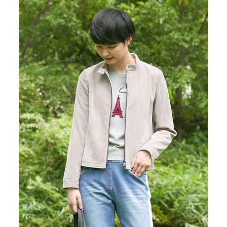 コーデュロイのスタンドカラージャケット キャラ オ クルス Cara O Cruz ファッション通販 マルイウェブチャネル