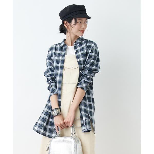 CARA O CRUZ-レリアン-》新品 薄手 リネン チュニックシャツ 9 CARA O CRUZ-レリアン-》新品 薄手 リネン チュニックシャツ 9