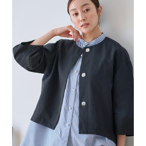 ✴︎美品✴︎NAMIKAネミカ 13+ ジャケット ワンピース セットアップ  紺 trim_fce_item5f8e86ff2f555.jpg