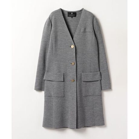 Vネックニットコート | ランバン コレクション(LANVIN COLLECTION 