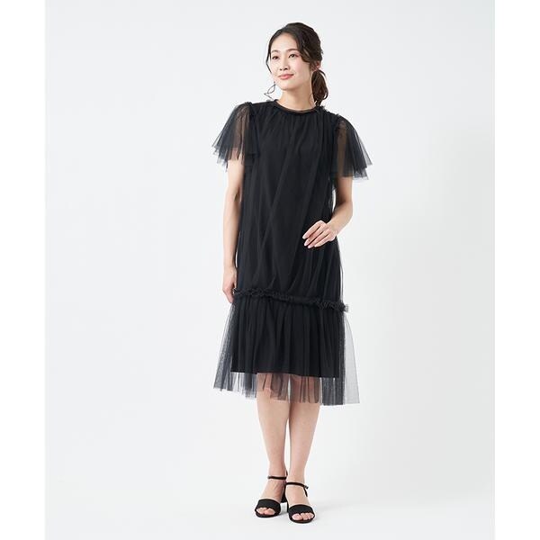 新品タグ付き！ LANVIN　チュール　ワンピース　ランバン チュールフリルワンピース | ランバン コレクション(LANVIN