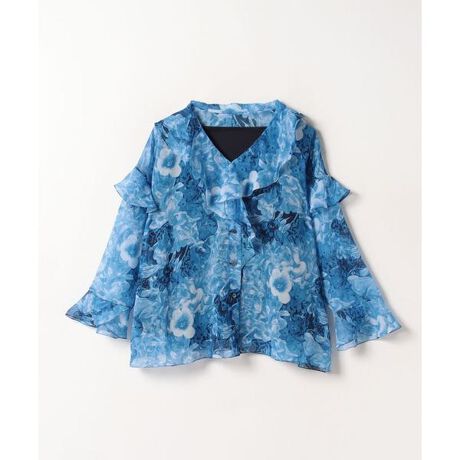 シルクフリルブラウス | ランバン コレクション(LANVIN COLLECTION 