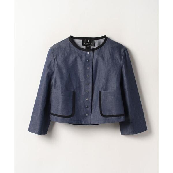 ノーカラージャケット | ランバン コレクション(LANVIN