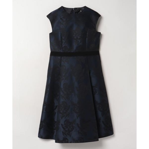 LANVIN COLLECTION ジャガード 花柄 ワンピース LANVIN COLLECTION ジャガード 花柄 ワンピース