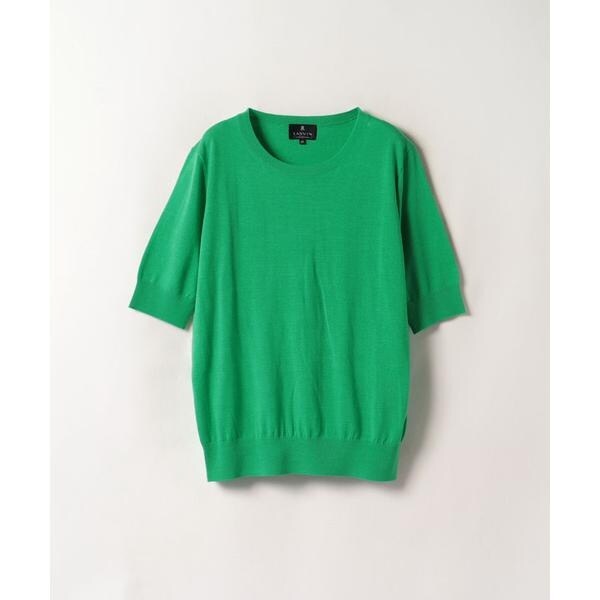 ランバン LANVIN COLLECTION ハイネック　ニット　異素材ミックス ランバン LANVIN COLLECTION ハイネックニット異素材ミックス