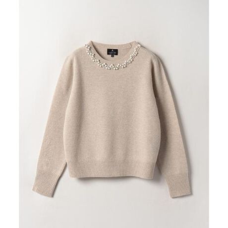 パールビジューニットプルオーバー | ランバン コレクション(LANVIN 