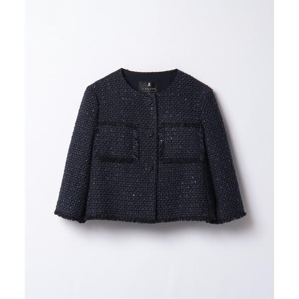 熱い販売 ノーカラージャケット | ランバン コレクション(LANVIN ジャケット・アウター