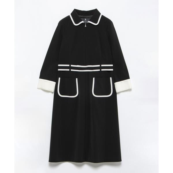 【美品】LANVIN Collection ランバン ワンピース　バイカラー バイカラーワンピース | ランバン コレクション(LANVIN