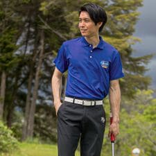 接触冷感 吸水速乾 紫外線防止 透け防止 エコリサイクル糸使用 ベアスムース刺繍ポロシャツ