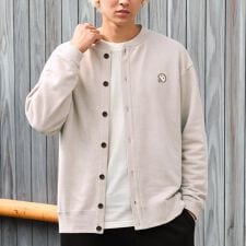 【日本製】裏毛カーディガン