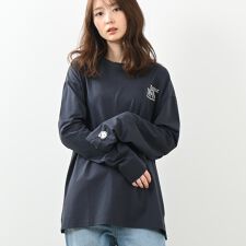 ロゴワンポイント長袖Tシャツ